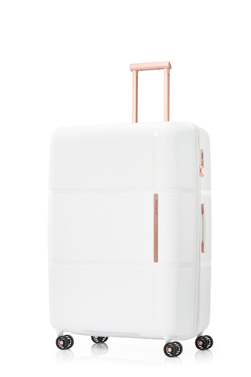 Samsonite store white suitcase