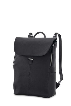 WOMEN EXECUTIVE LEATHER FLAP BACKPACK