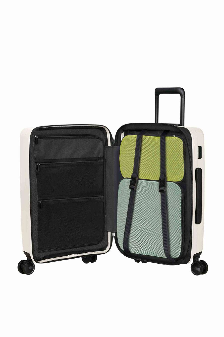 RESTACKD CARRY-ON SMALL 55CM 3.1KG SUITCASE EXPANDABLE 15.6'' LAPTOP EASY ACCESS
