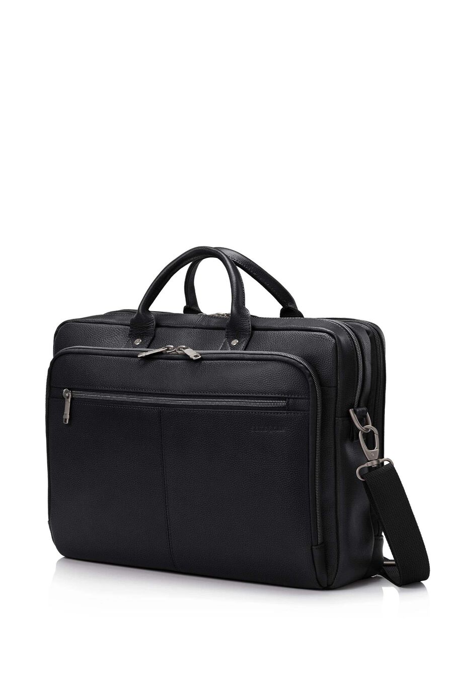 CLASSIC LEATHER 15.6'' LAPTOP TOPLOADER BRIEFCASE