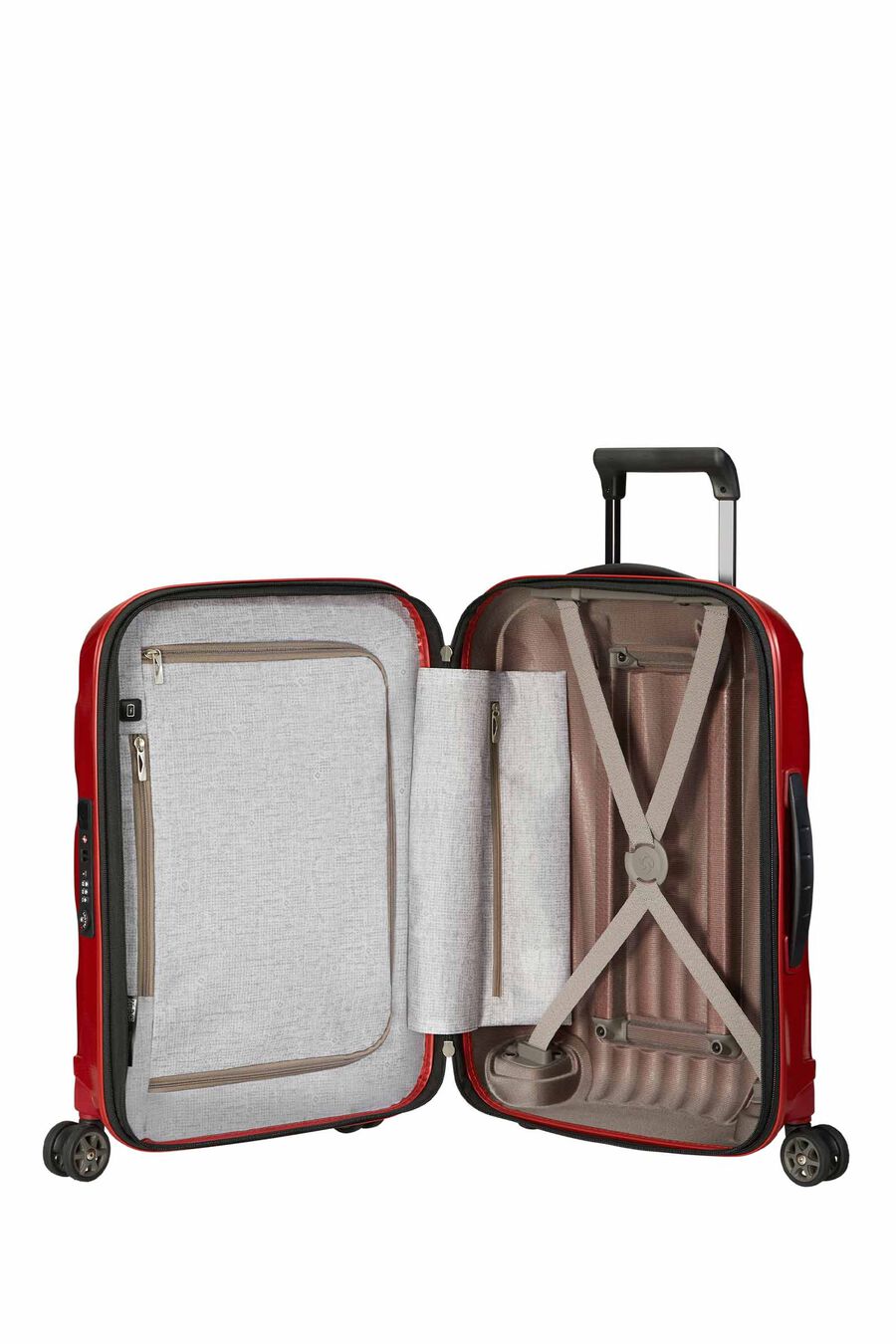 C-LITE CARRY-ON SMALL 55CM 2.1KG SUITCASE USB PORT + EXPANDABLE