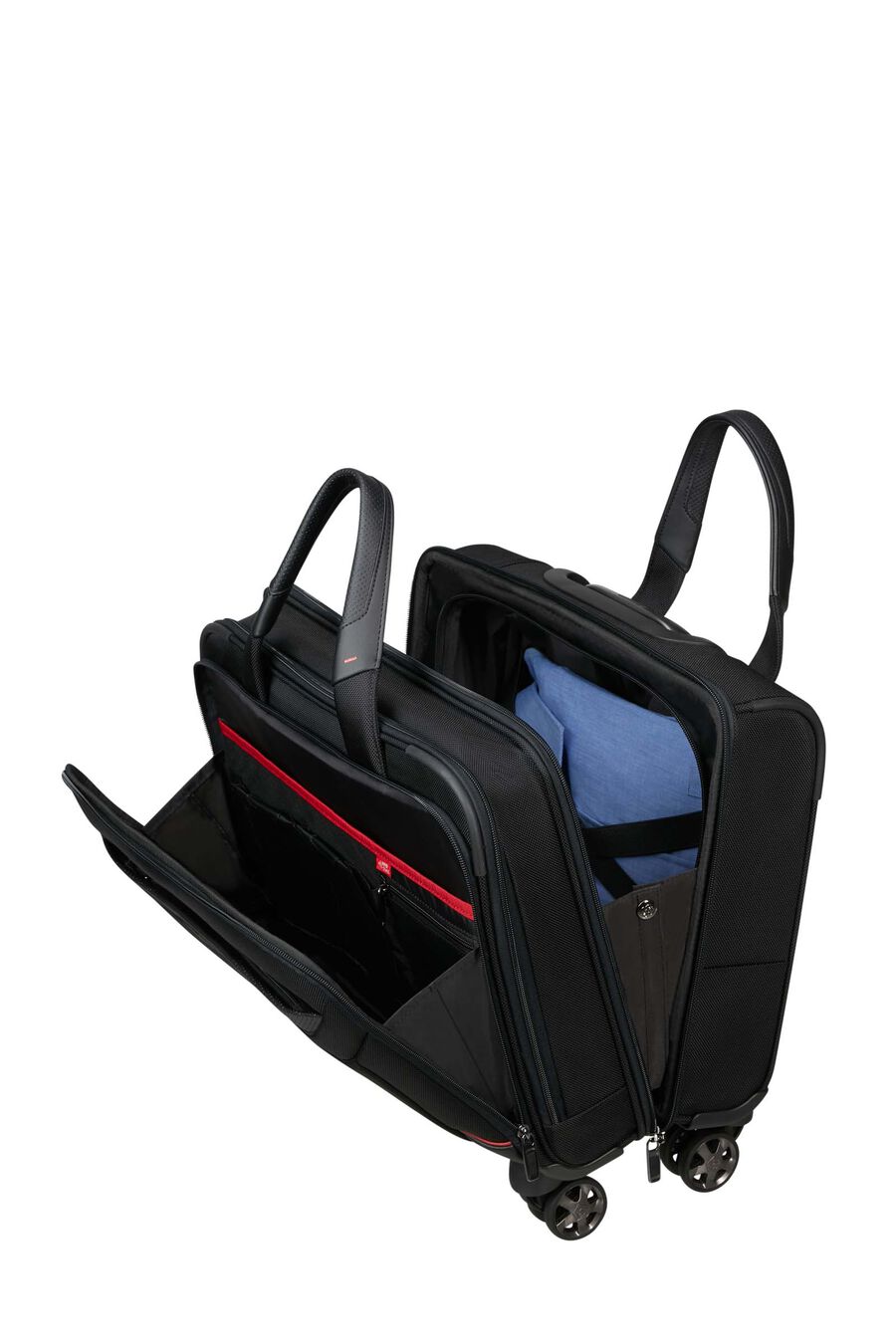 PRO-DLX 6 15.6'' LAPTOP CARRY-ON WHEELED TOTE BAG
