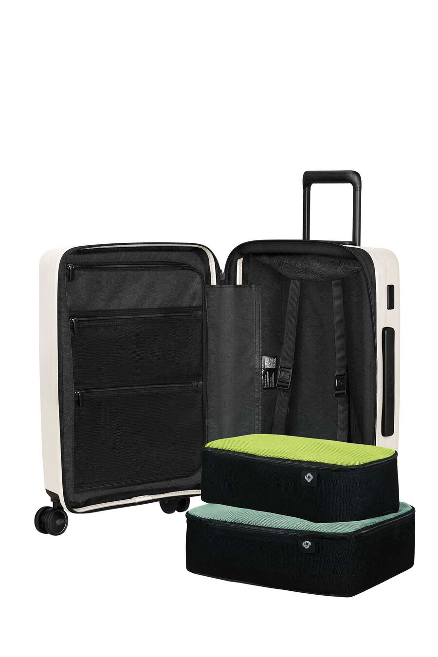 RESTACKD CARRY-ON SMALL 55CM 3.1KG SUITCASE EXPANDABLE 15.6'' LAPTOP EASY ACCESS