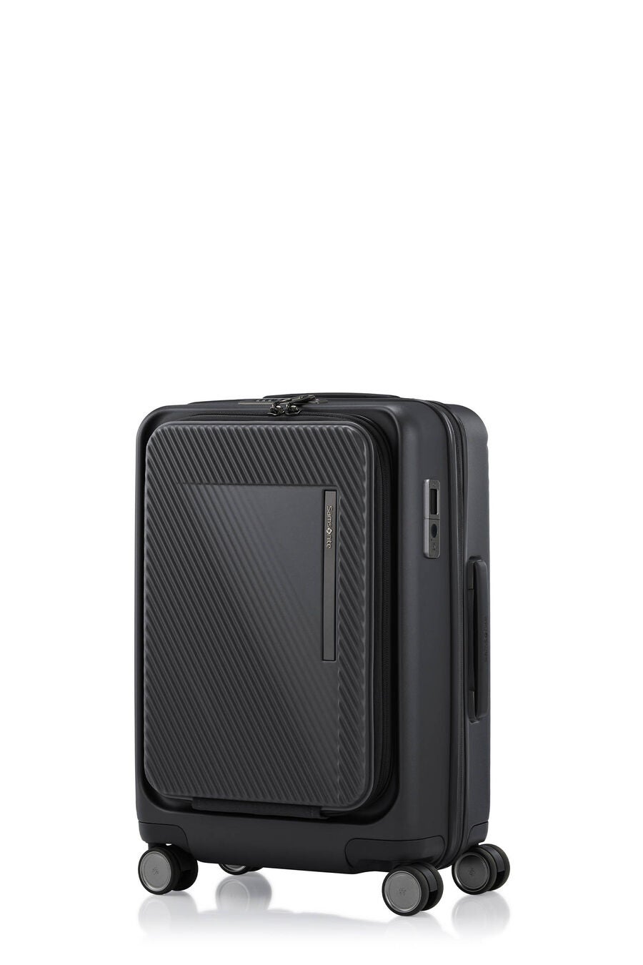 ZIPPRIX FT CARRY-ON SMALL 55CM SUITCASE EXPANDABLE WITH 14'' LAPTOP FRONT POCKET AND WAYPOINT&trade; SMART TAG