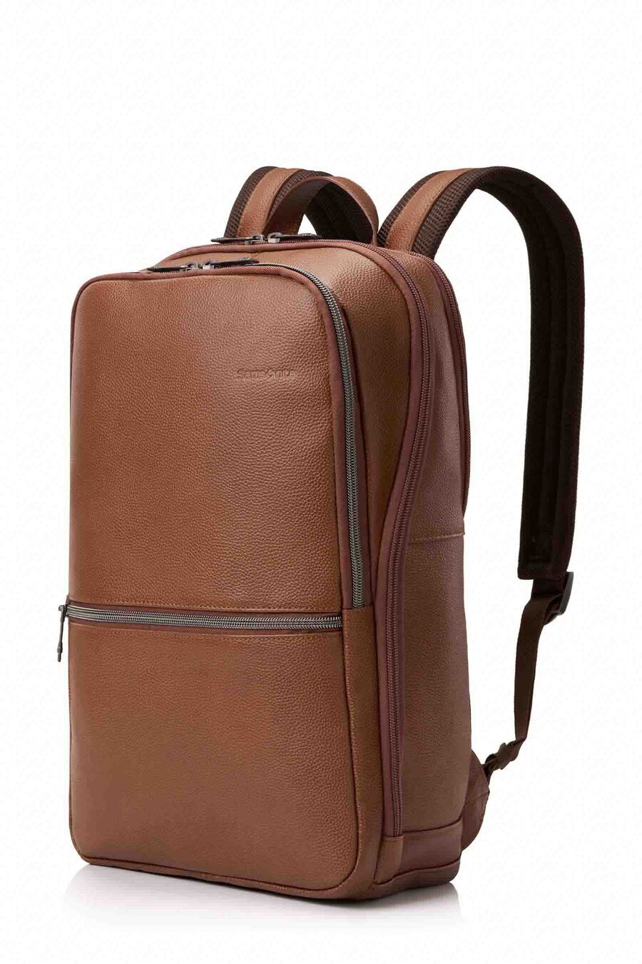 CLASSIC LEATHER 14.1'' LAPTOP SLIM BACKPACK