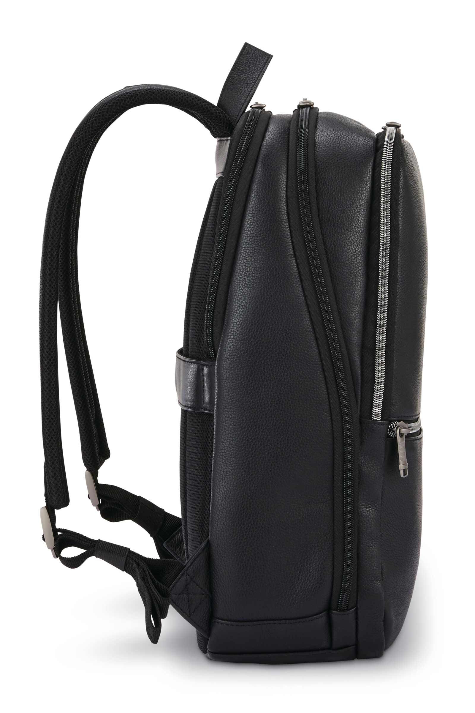 Samsonite leather slim backpack on sale