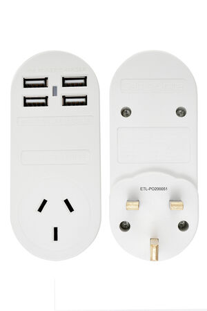 TRAVEL LINK ACC. ADPT 4XUSB (2 AMP) UK HK  hi-res | Samsonite