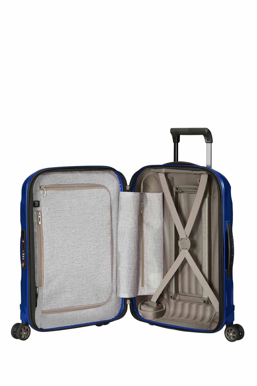 C-LITE CARRY-ON SMALL 55CM 2.1KG SUITCASE USB PORT + EXPANDABLE