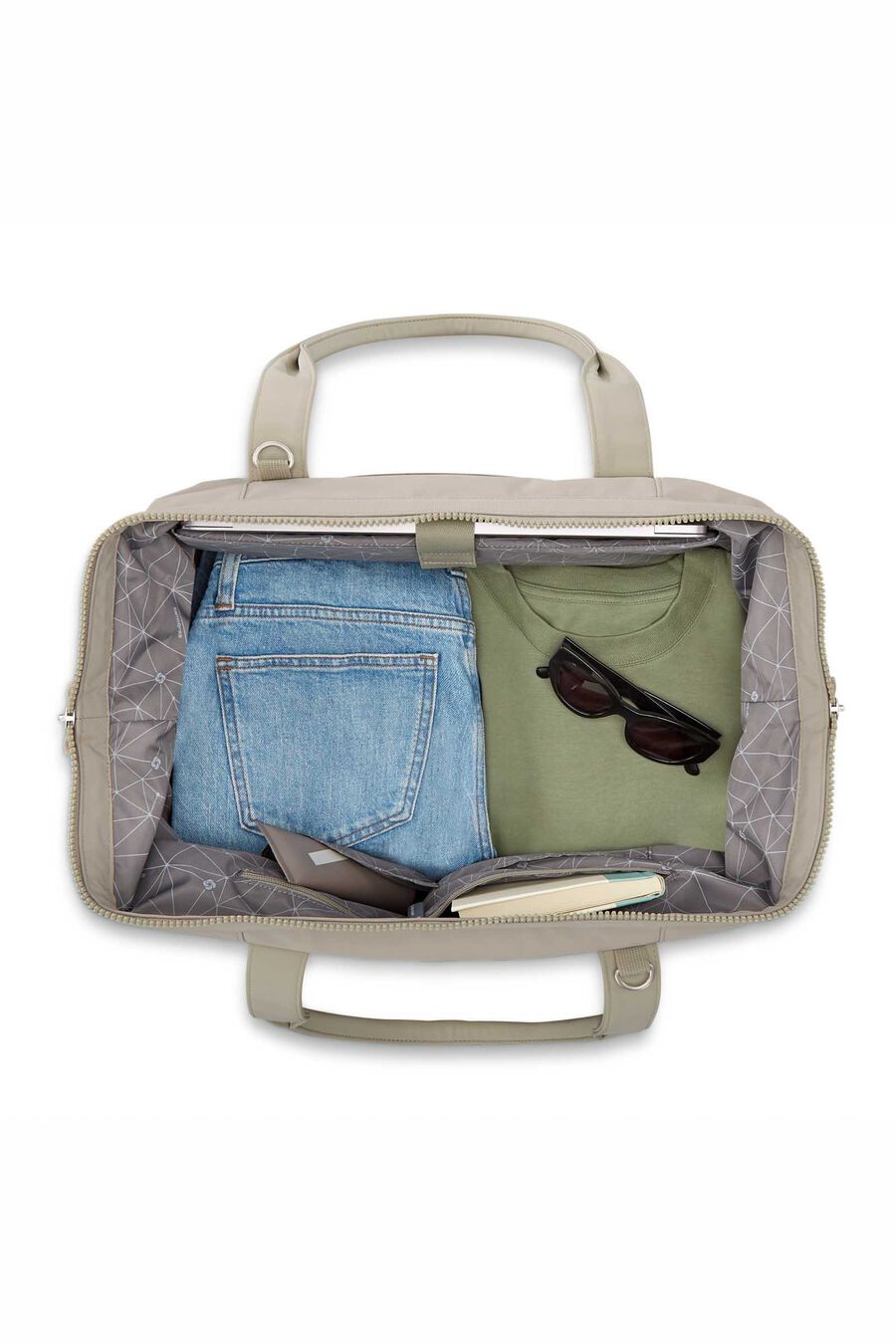BEYOND BASIC 15.6'' LAPTOP WEEKENDER BAG WITH DROP BOTTOM COMPARTMENT