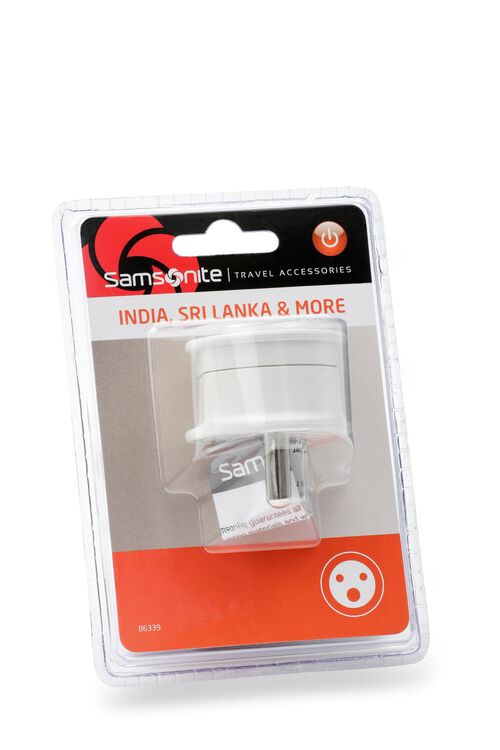 TRAVEL LINK ACC. ADAPTOR - INDIA  hi-res | Samsonite