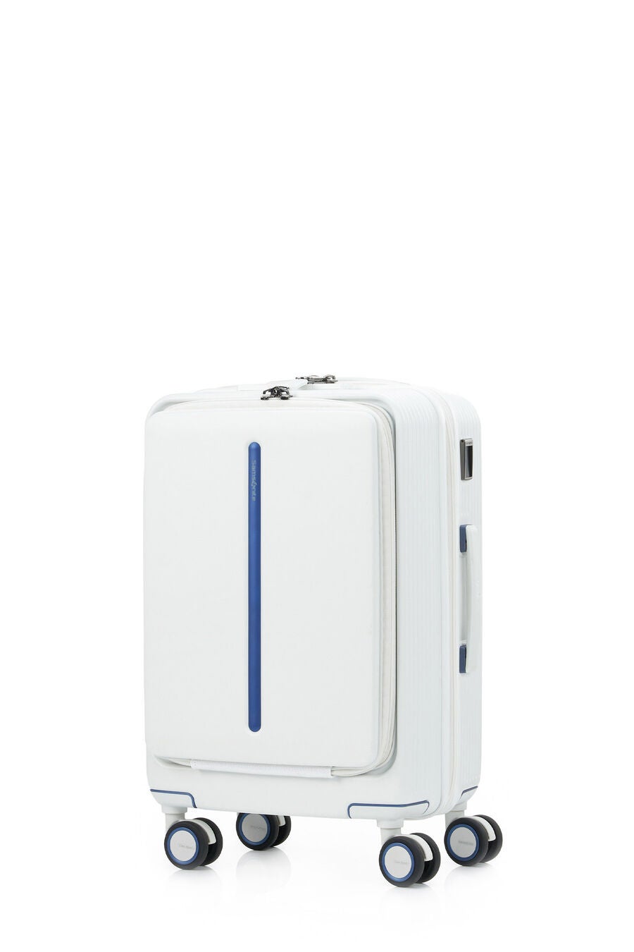 BEAMIX CARRY-ON SMALL 55CM SUITCASE WITH FRONT POCKET