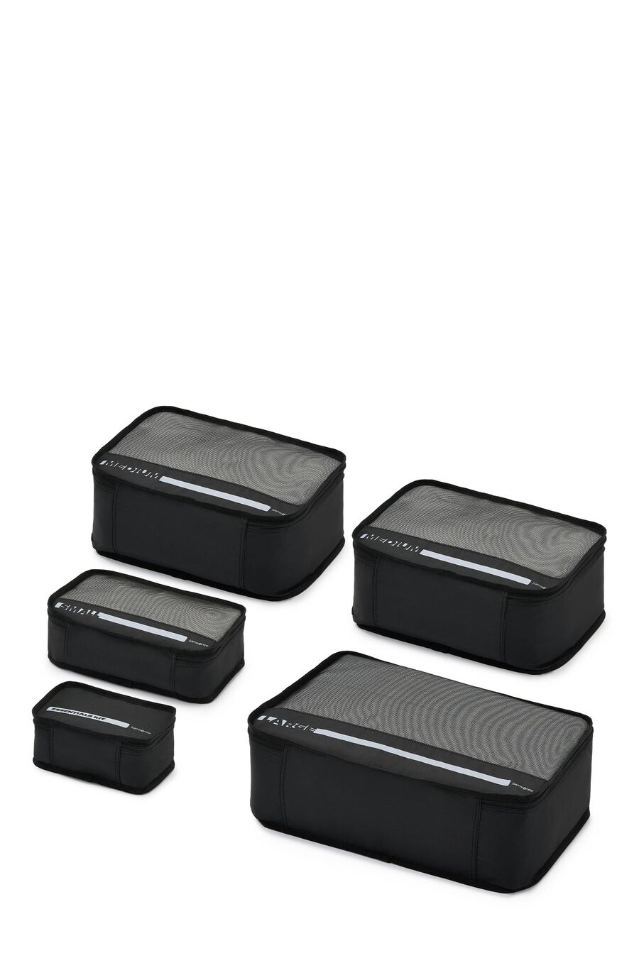 TRAVEL ESSENTIALS PACKING CUBES (SET OF 5)