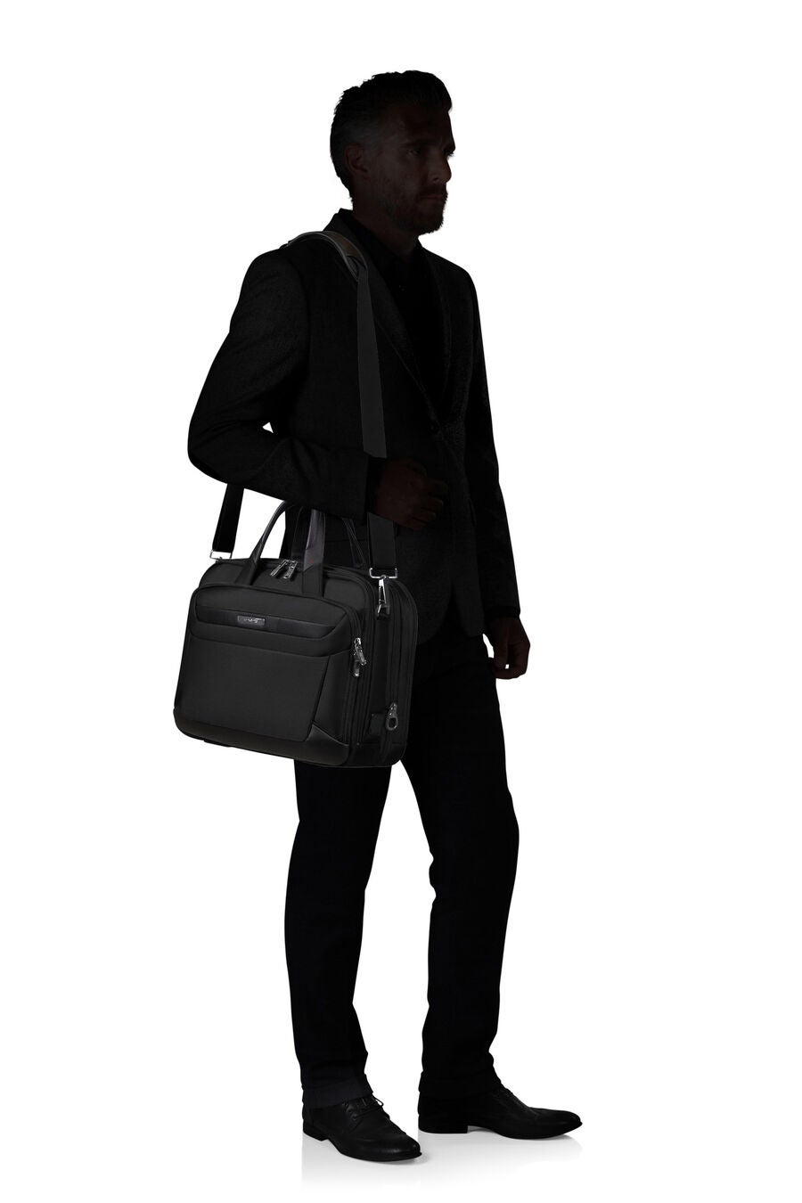 PRO-DLX 6 15.6 LAPTOP BRIEFCASE WITH HANDLES EXPANDABLE