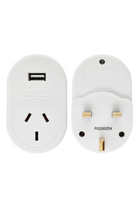 TRAVEL LINK ACC. ADAPTOR USB - UK AND HK  hi-res | Samsonite