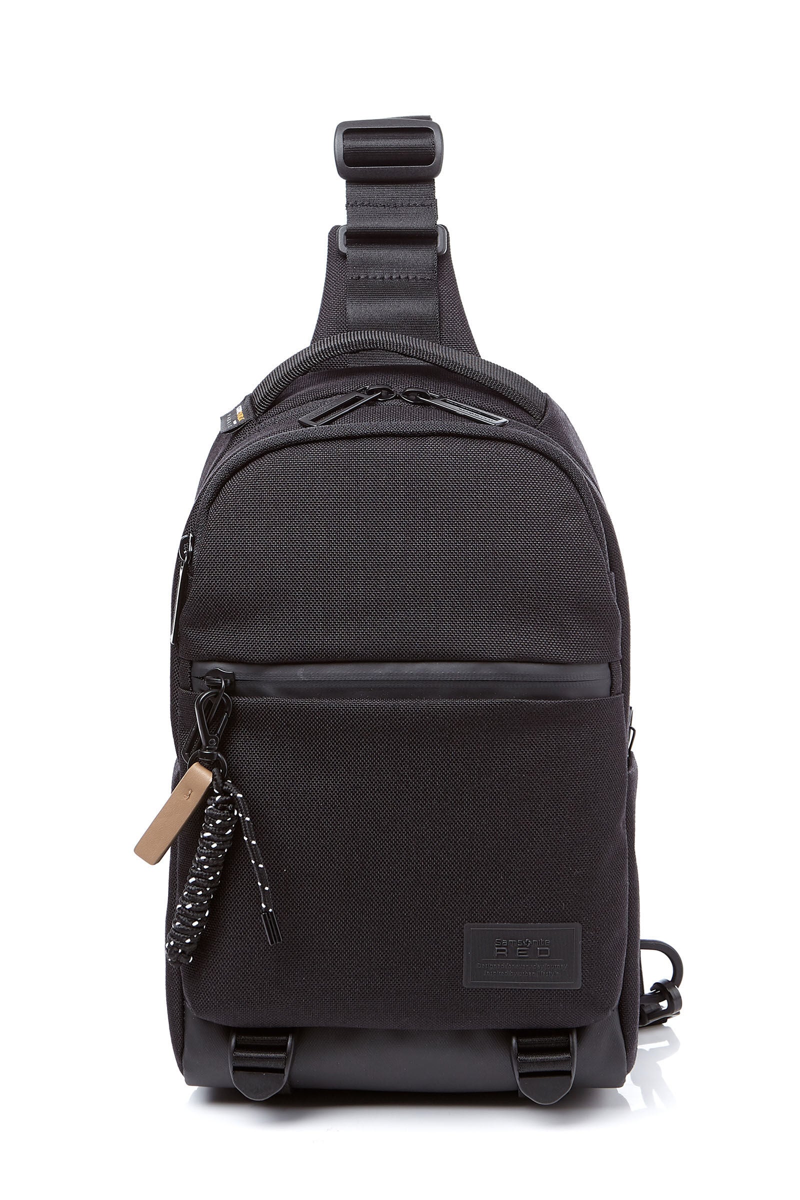 samsonite red sling bag