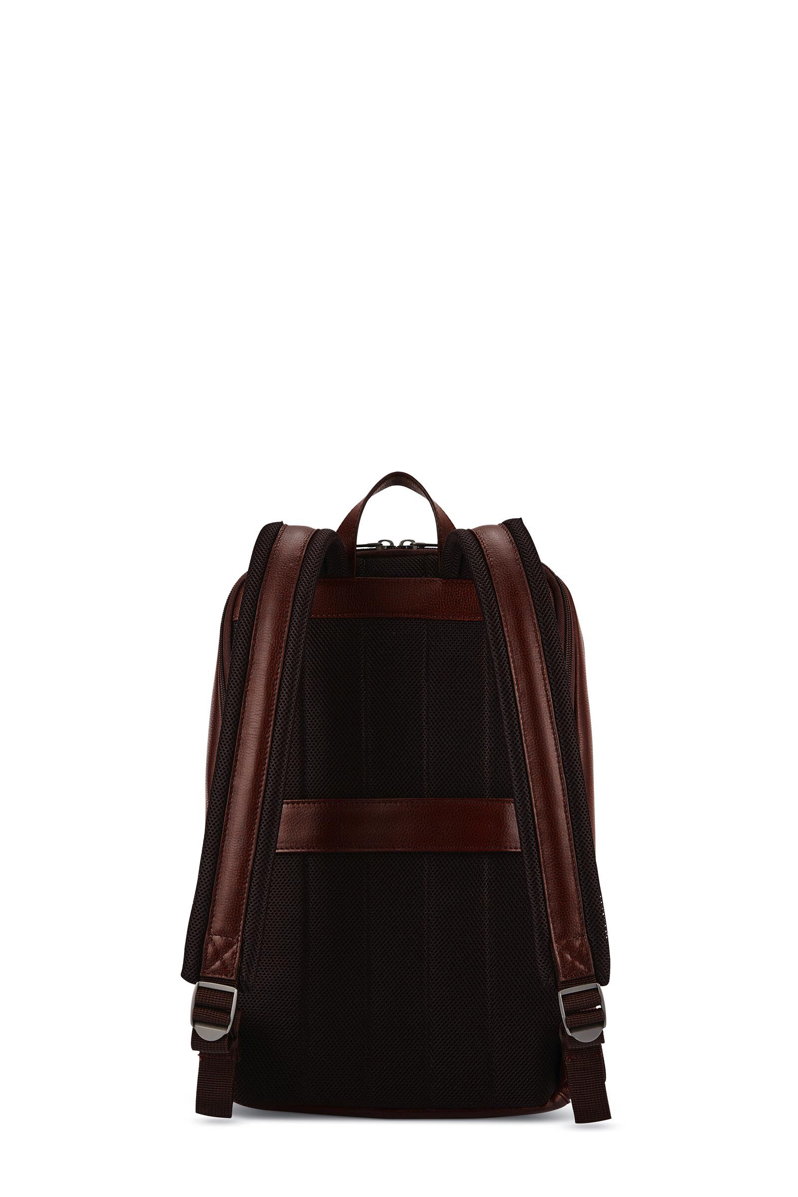 Samsonite leather deals slim backpack