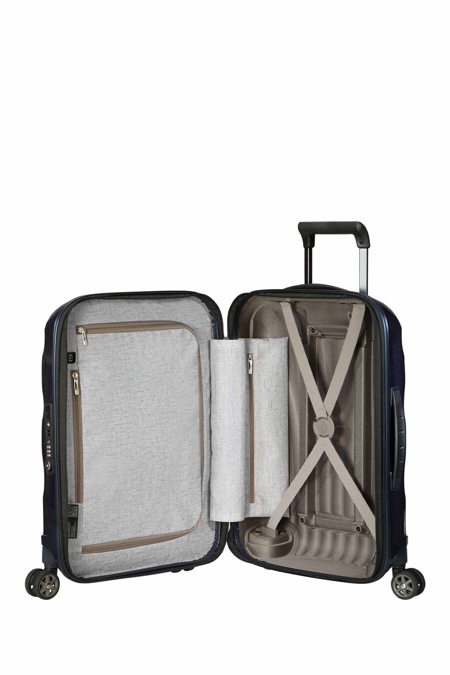 C-LITE CARRY-ON SMALL 55CM 2.1KG SUITCASE USB PORT + EXPANDABLE