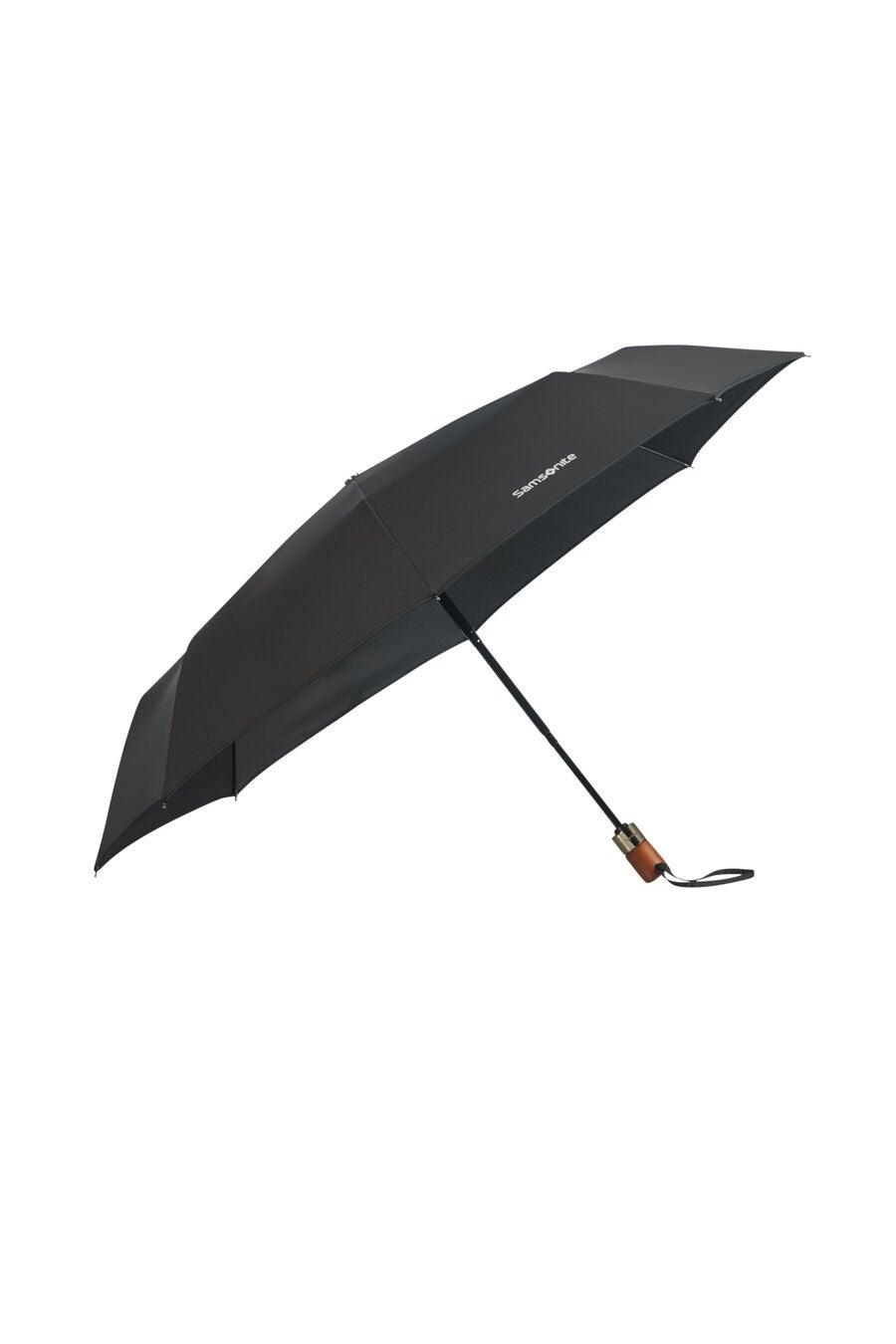 WOOD CLASSIC S COMPACT AUTO OPEN/CLOSE UMBRELLA WOODEN HANDLE