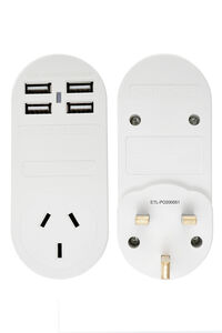 TRAVEL LINK ACC. ADPT 4XUSB (2 AMP) UK HK  hi-res | Samsonite
