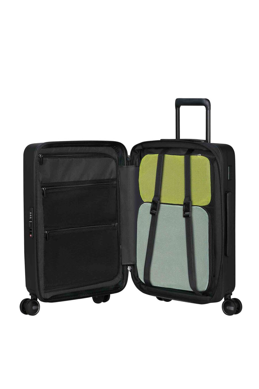 RESTACKD CARRY-ON SMALL 55CM 3.1KG SUITCASE EXPANDABLE 15.6'' LAPTOP EASY ACCESS
