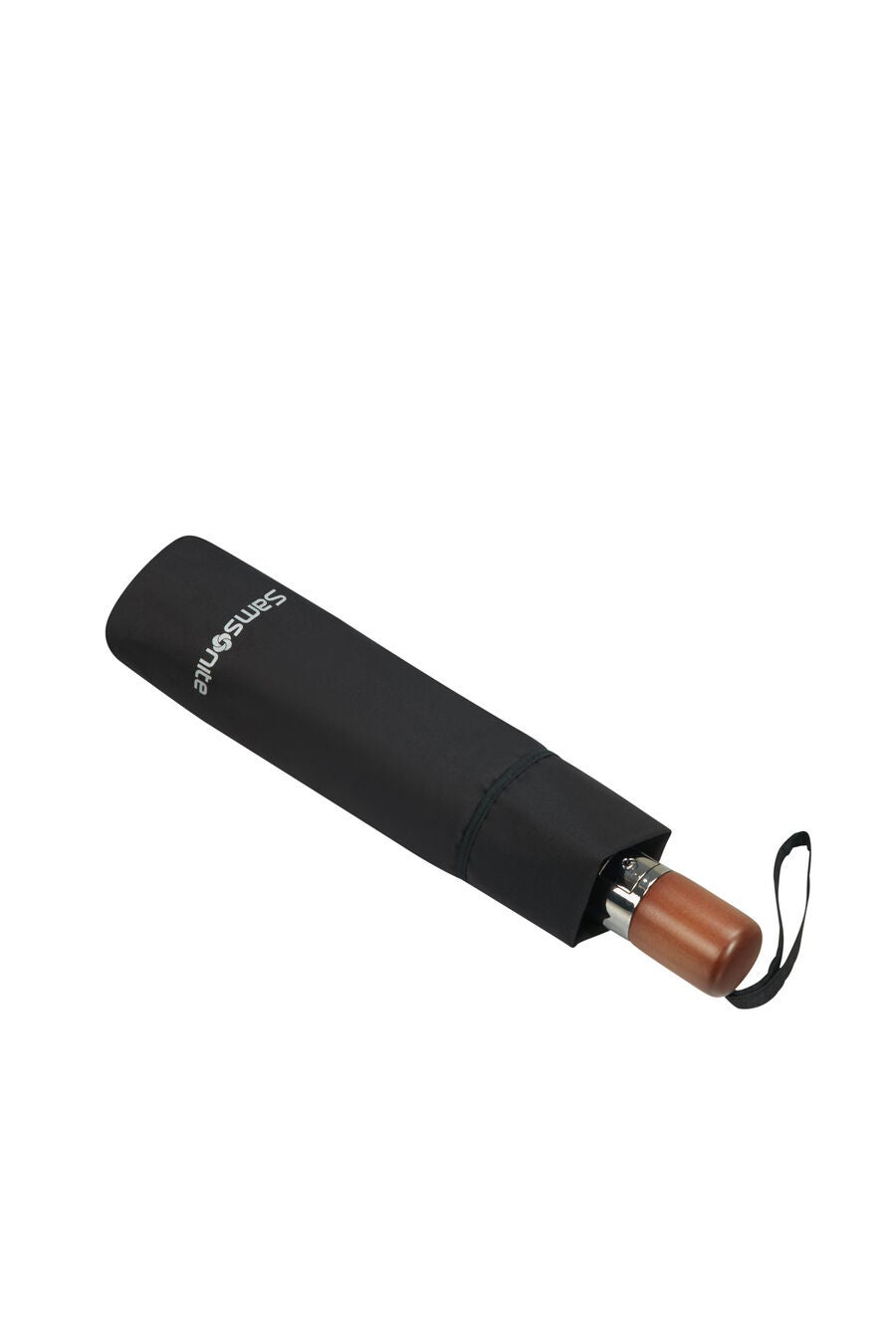 WOOD CLASSIC S COMPACT AUTO OPEN/CLOSE UMBRELLA WOODEN HANDLE