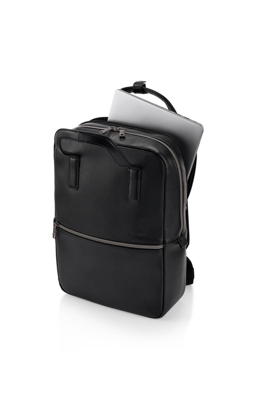 CLASSIC LEATHER 14.1'' LAPTOP BACKPACK WITH HANDLES