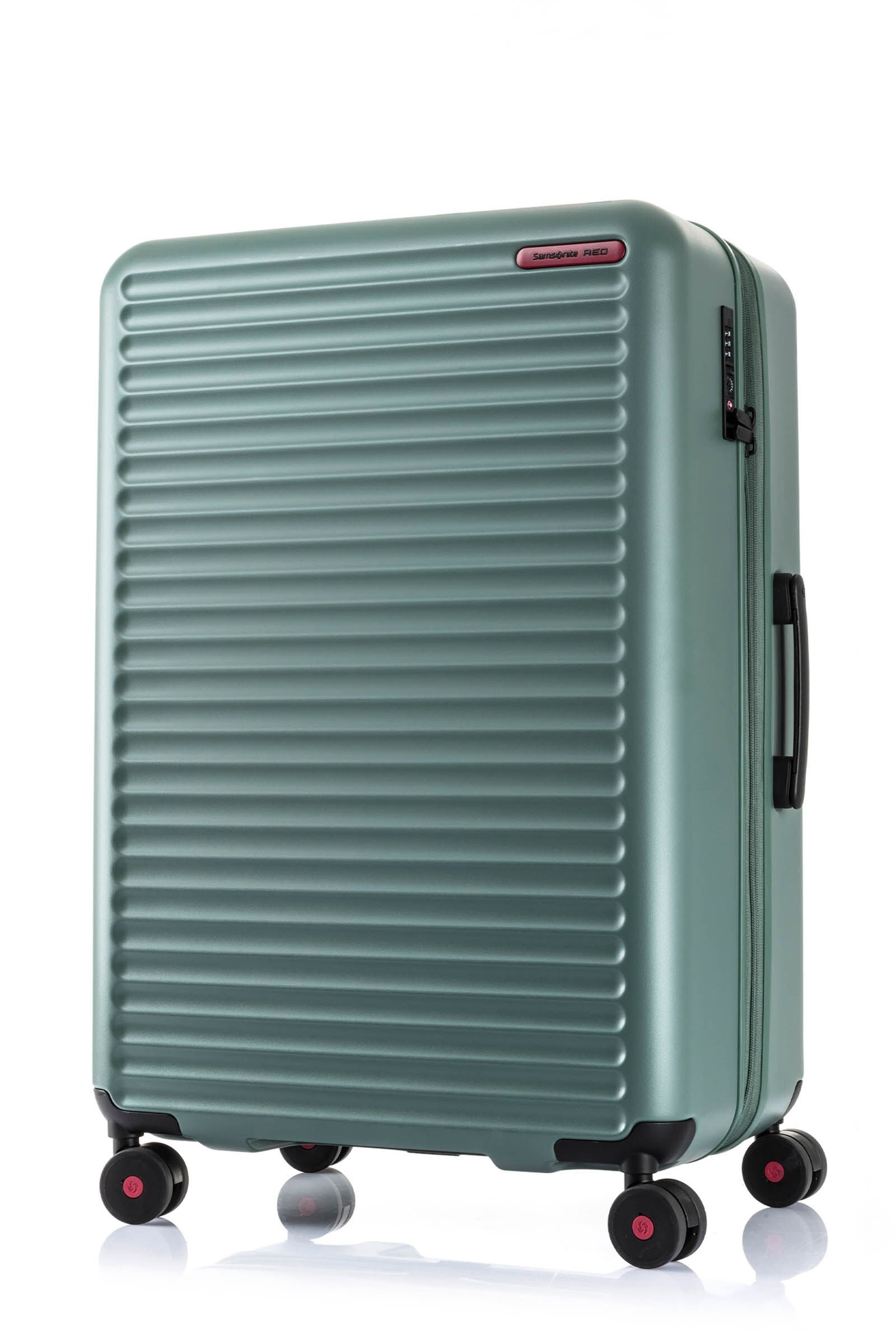 samsonite red suitcase