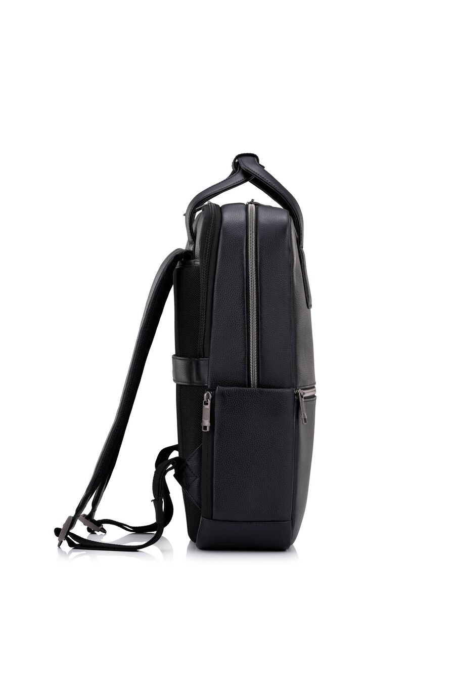 CLASSIC LEATHER 14.1'' LAPTOP BACKPACK WITH HANDLES