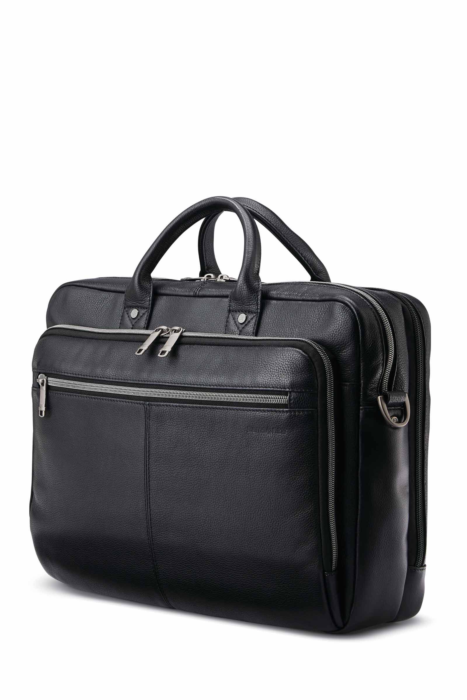 Samsonite hot sale leather luggage