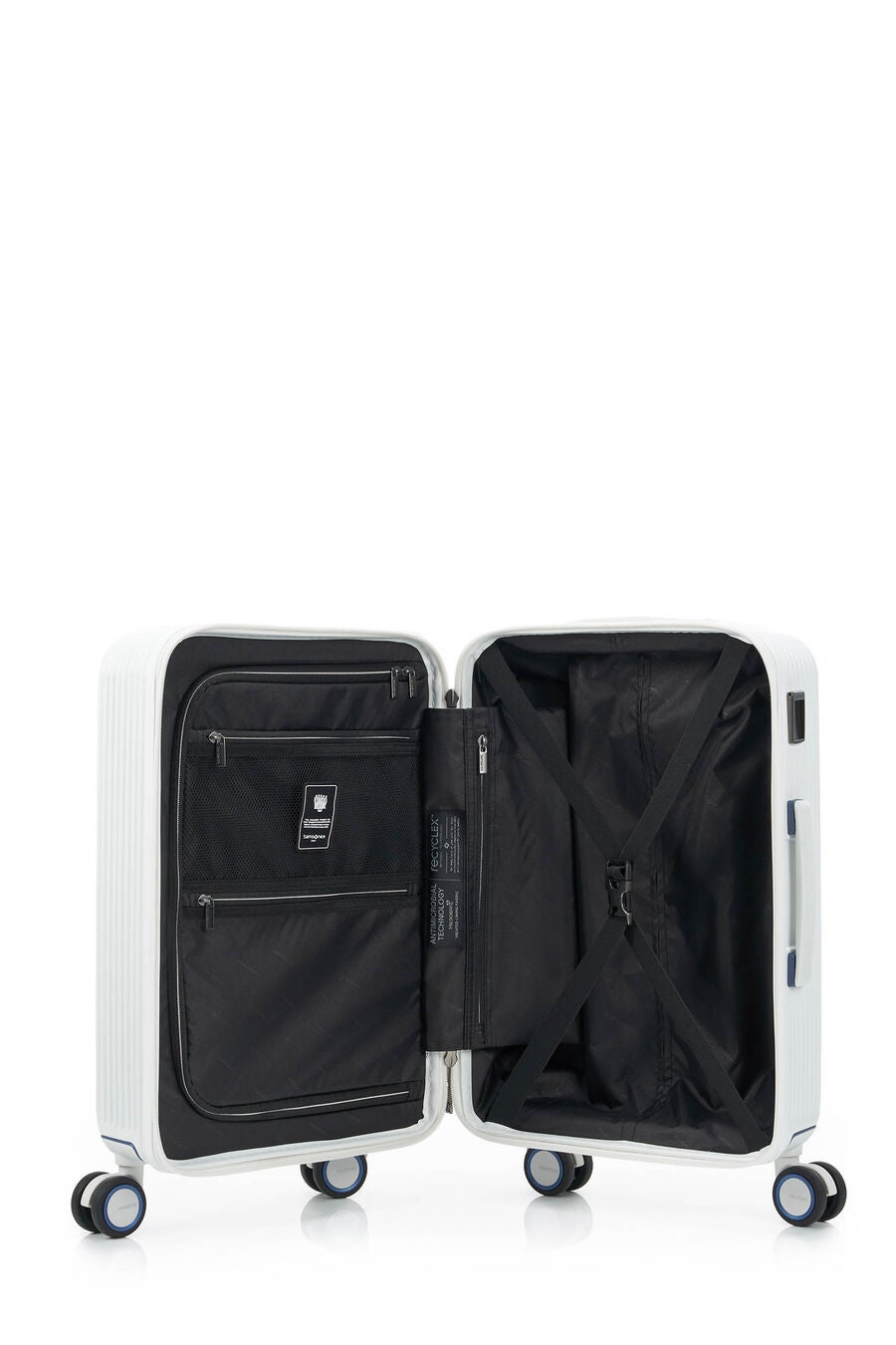 BEAMIX CARRY-ON SMALL 55CM SUITCASE WITH FRONT POCKET