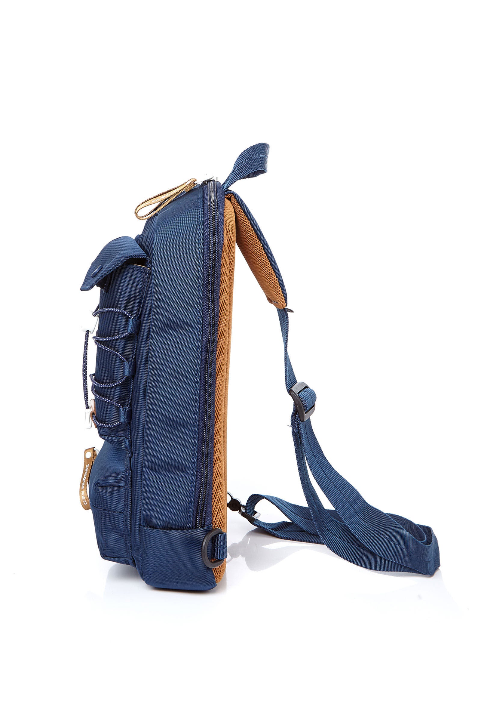 samsonite red sling bag