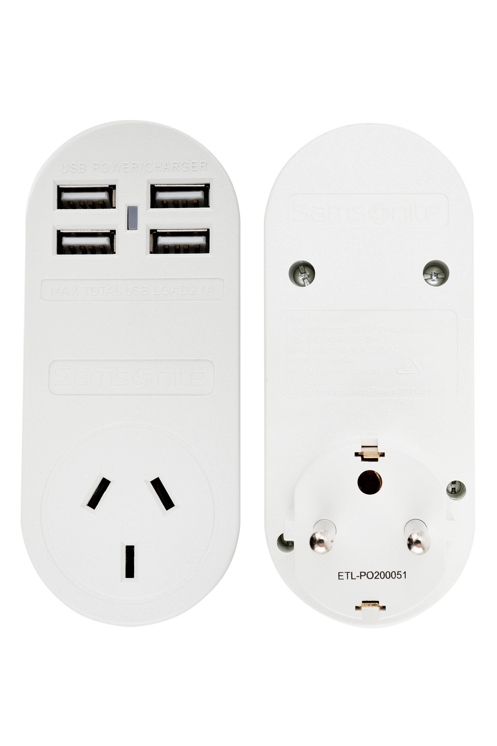 Samsonite TRAVEL LINK ACC. Adpt 4xUSB 