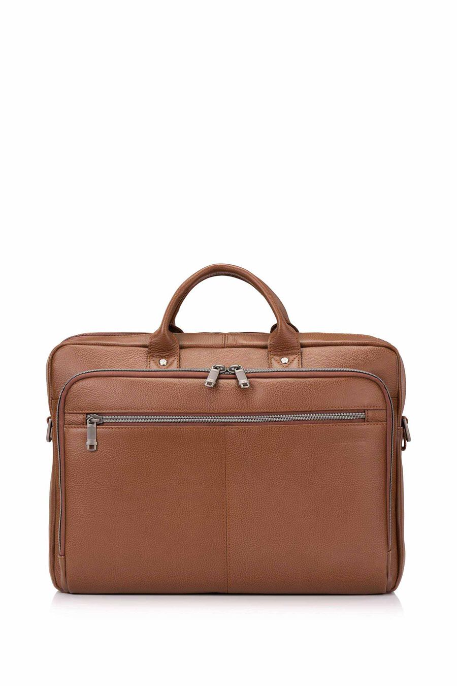 CLASSIC LEATHER 15.6'' LAPTOP TOPLOADER BRIEFCASE