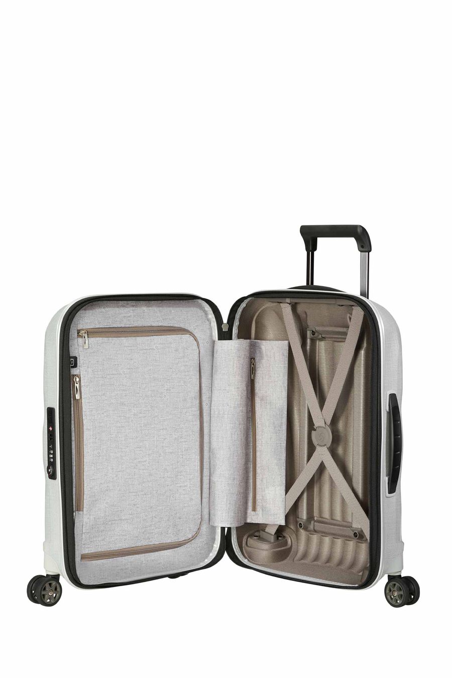 C-LITE CARRY-ON SMALL 55CM 2.1KG SUITCASE USB PORT + EXPANDABLE