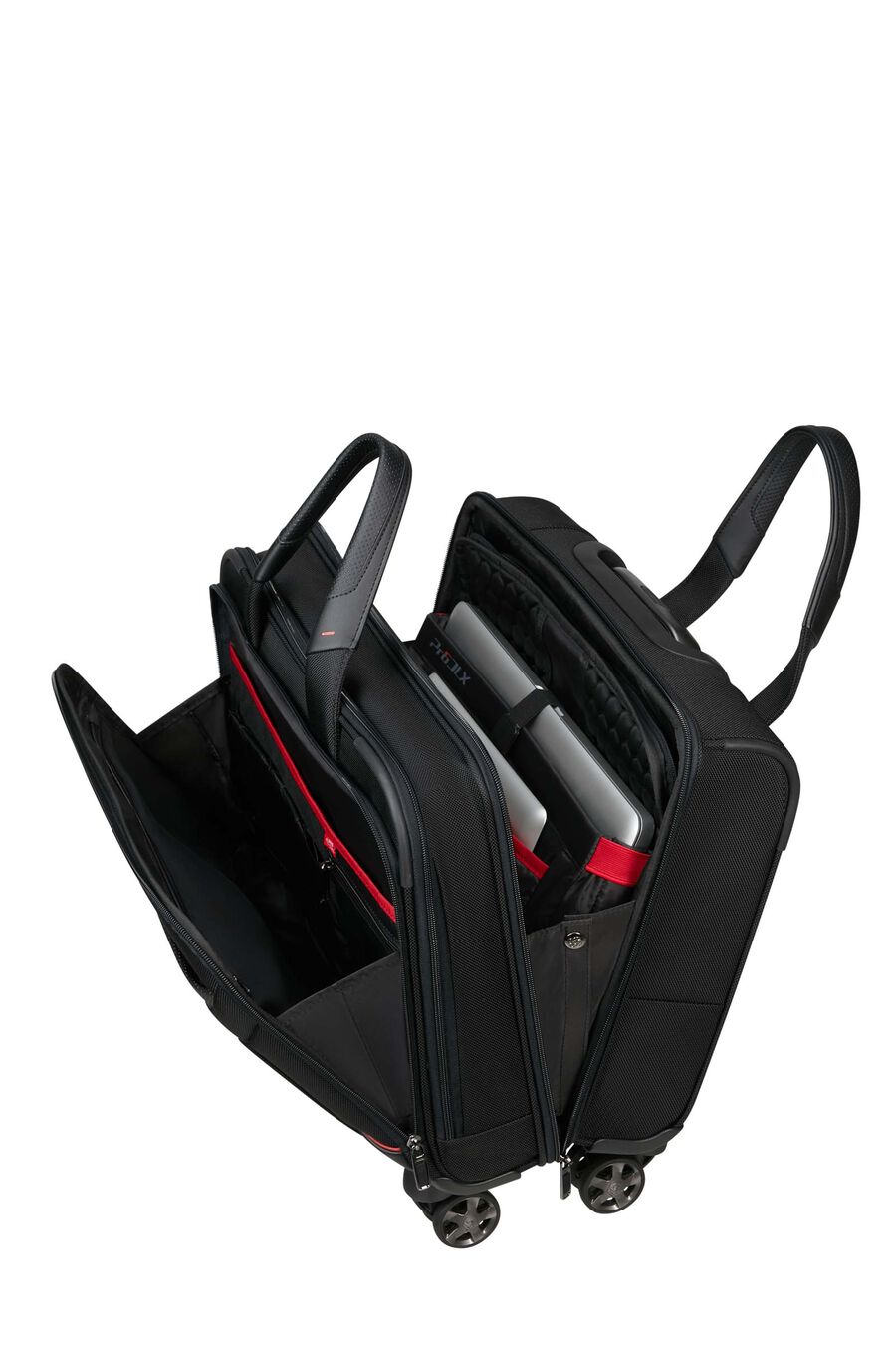 PRO-DLX 6 15.6'' LAPTOP CARRY-ON WHEELED TOTE BAG