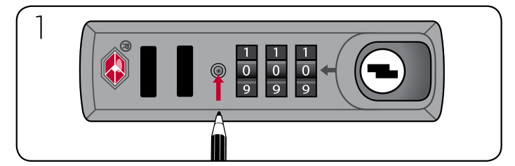 samsonite travel sentry lock instructions