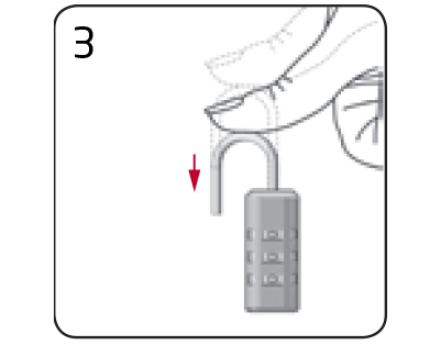 samsonite travel sentry lock instructions