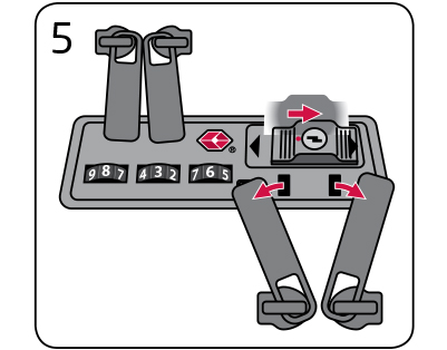 samsonite travel sentry lock instructions