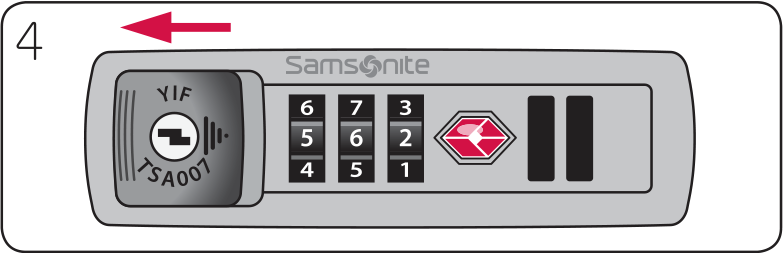 How to Reset a Samsonite 3-Digit, Built-in Combination Lock | All Getaways