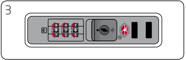 samsonite travel sentry lock instructions