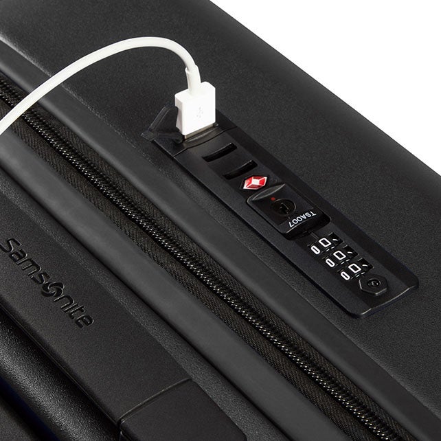 STACKD SUITCASE 55CM EXPANDABLE EASY ACCESS