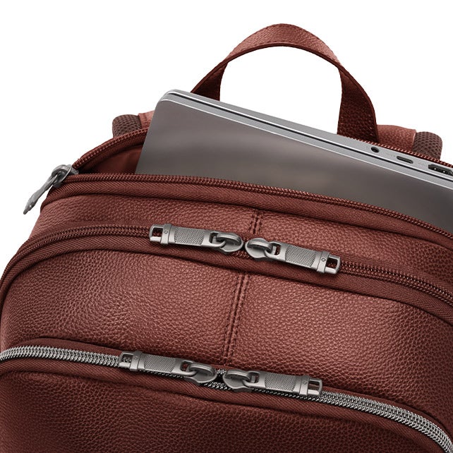 CLASSIC LEATHER SLIM BACKPACK