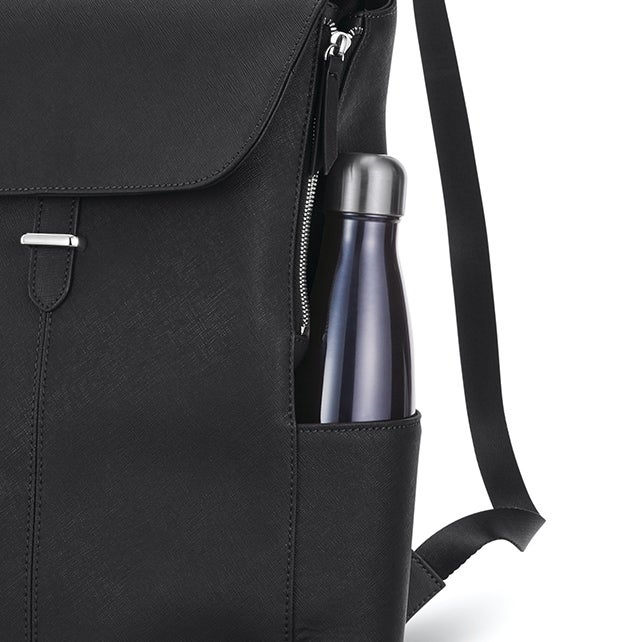 WOMEN EXECUTIVE LEATHER LEATHER FLAP BACKPACK