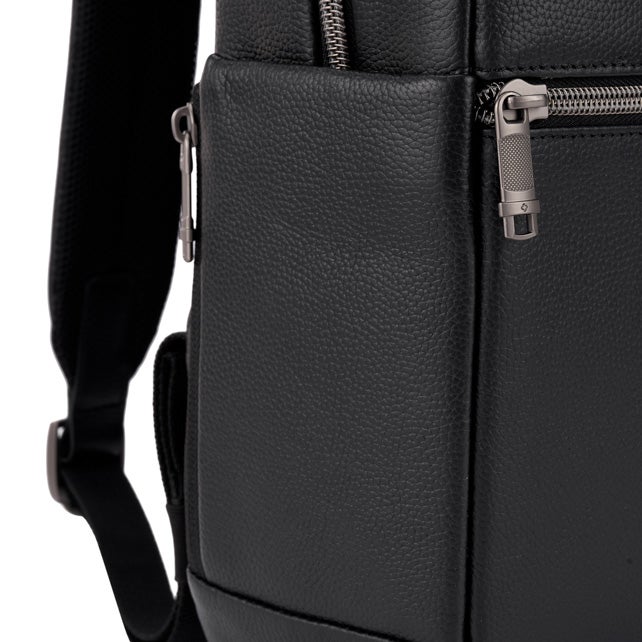 CLASSIC LEATHER 14.1'' LAPTOP BACKPACK WITH HANDLES