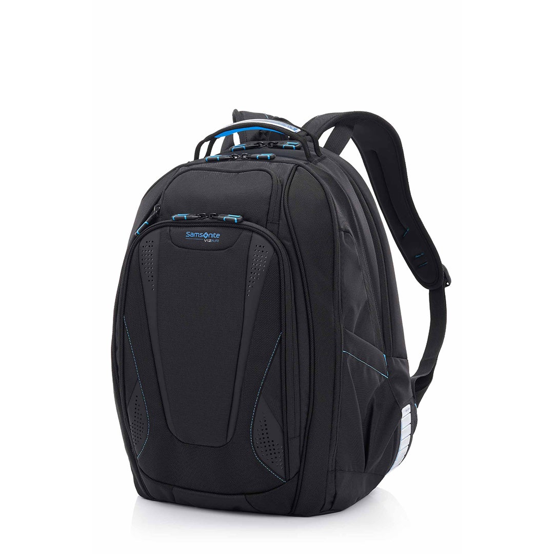 backpack 135.0023.1 g27.1 29.7 g8.3 samsonite viz air laptop slimbrief Paralux 2-in-1 Travel Backpack, Converts into Main Bag + Go Bag, Lay-Flat Packing, StackIt Strap, Sleeve & Integrated AirTag Holder - Business & Adventure Travel Bag notebooks and more Samsonite Viz Air Backpack Black/Hyper