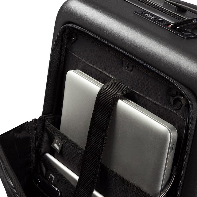 STACKD SUITCASE 55CM EXPANDABLE EASY ACCESS