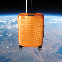 Samsonite-Space-Launch